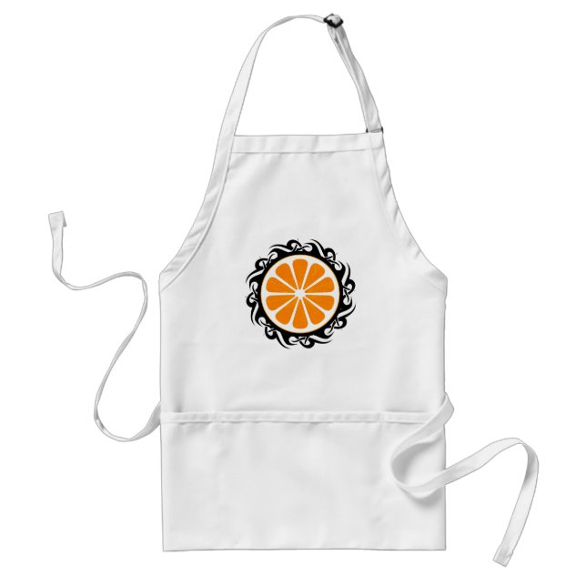 orange. förkläde (Framsidan)