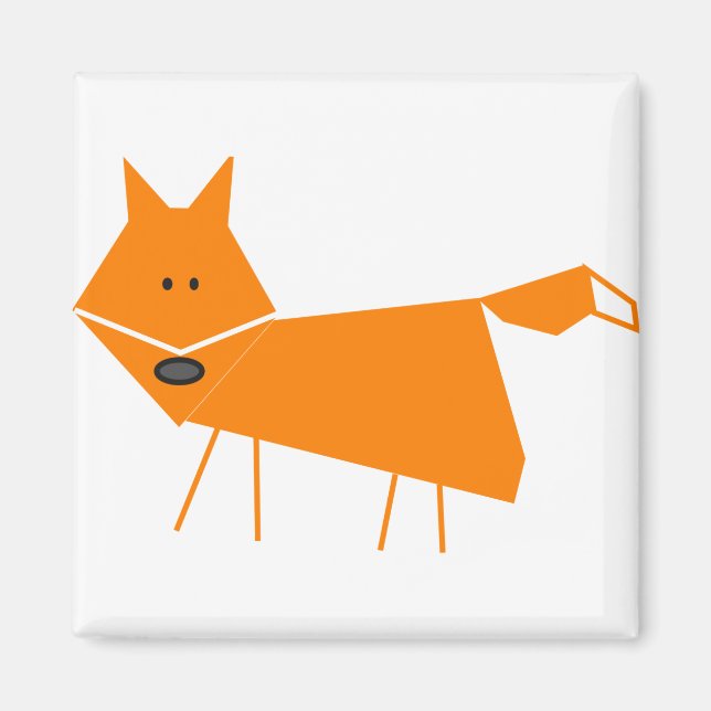 Orange Fox Magnet (Framsidan)