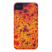 Orange Fractal Smartphone Fodral