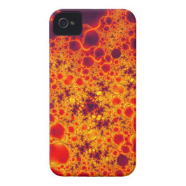 Orange Fractal Smartphone Fodral