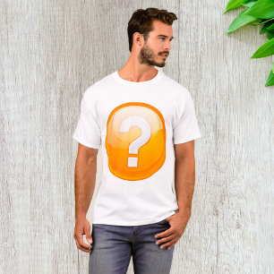 Orange Frågetecken Manar T-Shirt