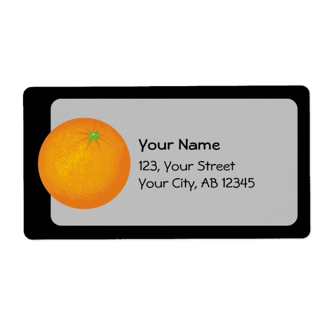 Orange Fraktsedel (Framsidan)