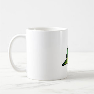 Orange framsida kaffemugg