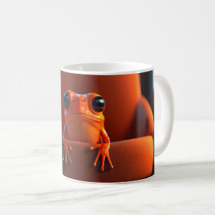 Orange Frog Kaffemugg