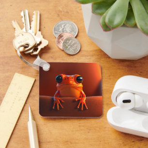 Orange Frog Nyckelring