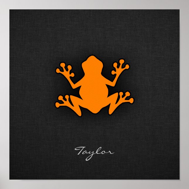 Orange Frog Poster (Framsidan)