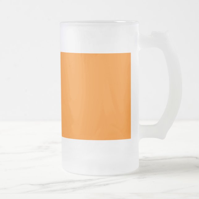 Orange Frostad Glas Mugg (Höger)