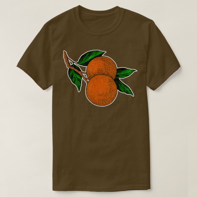 Orange Fruit 315  T Shirt (Design framsida)