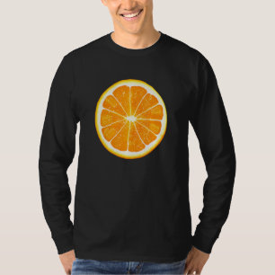 Orange Fruit Beach Vibes Sea Sommar Sol Vacation H T Shirt