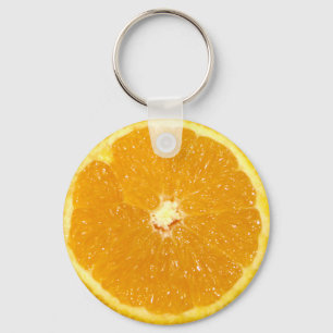 Orange Fruit Fresh Segment Nyckelring