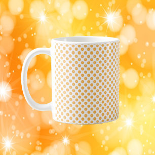 Orange Fruit Mönster Kaffemugg