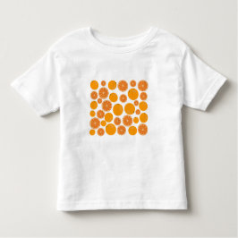 Orange Fruit Mönster T Shirt