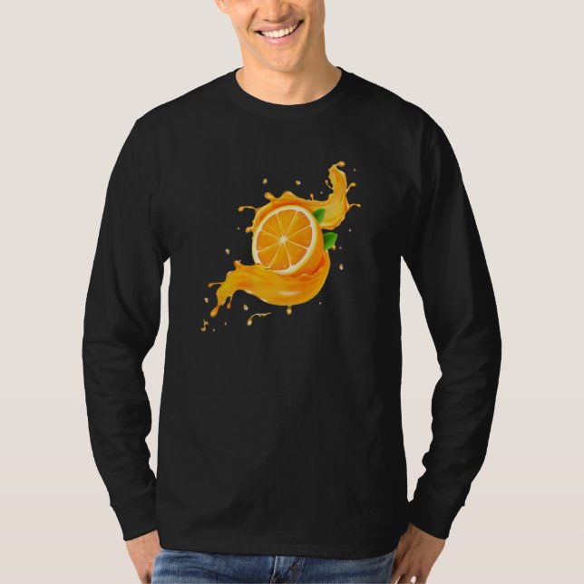Orange Frukt 1 T Shirt (Framsida)