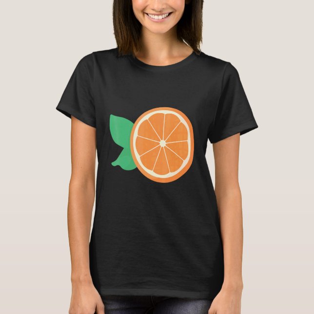 Orange Frukt, bär T Shirt (Framsida)