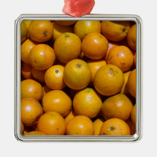 Orange Frukt Florida-orangen Julgransprydnad Metall