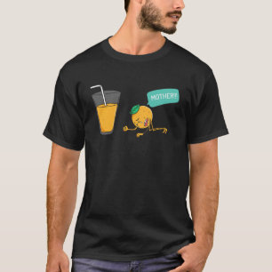 Orange frukt med Orange juice T Shirt