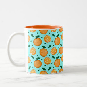 Orange Frukt Mugg