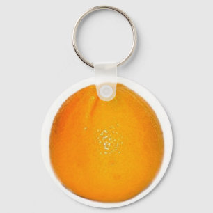 Orange frukt nyckelring