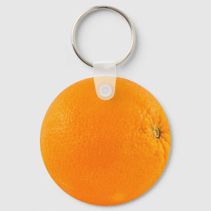 Orange frukt nyckelring
