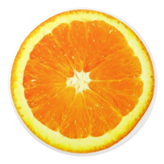 Orange Frukt Segment Lusande fodie 2D-grafik Knopp (Framsidan)