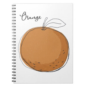 Orange Frukt Tote Anteckningsbok
