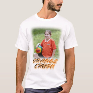 Orange fruktdryck t-shirt