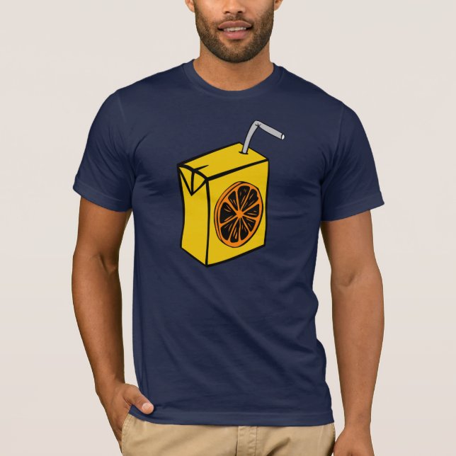 Orange fruktsaft boxas manar T-tröja T Shirt (Framsida)