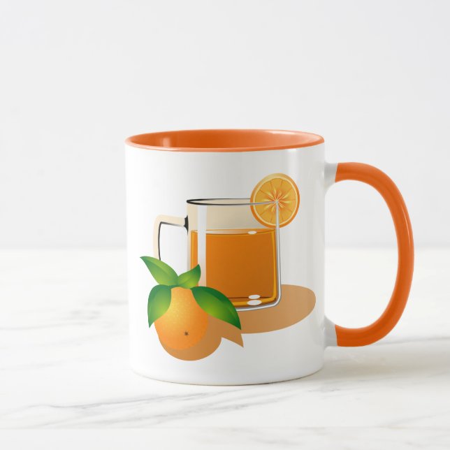 Orange fruktsaft mugg (Höger)