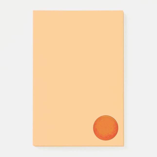 Orange - Fruktsamling - Post-it Block (Framsida)