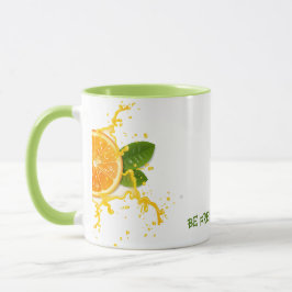 Orange Fruktschaktkaffe Mugg