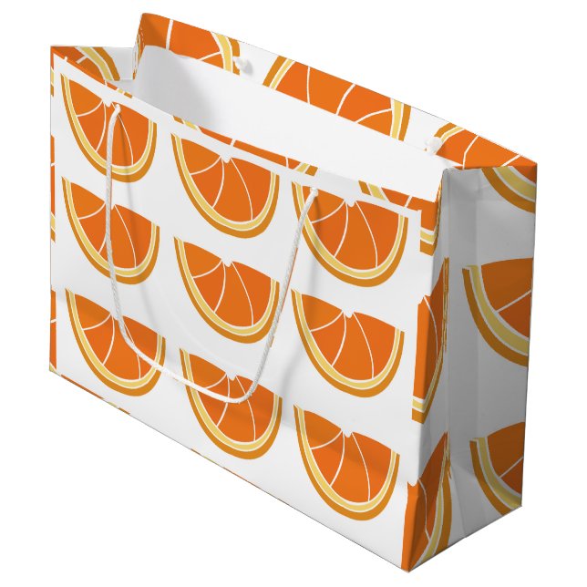 Orange fruktskiva  (Framsidan Vinklad)