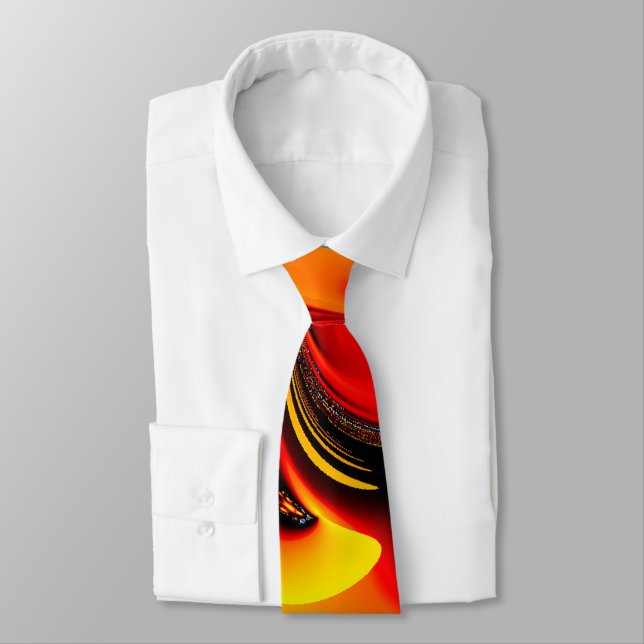 Orange Fury Fraktal  Slips (Bunden)
