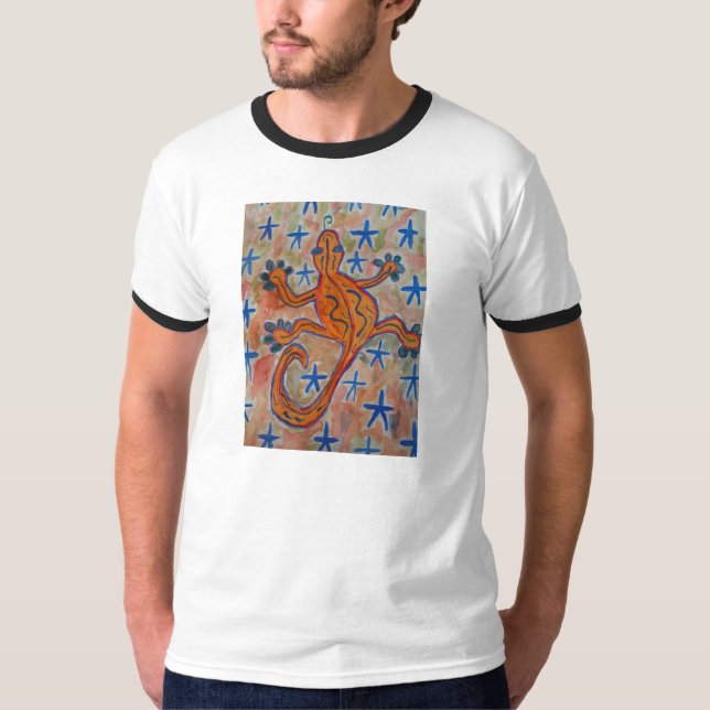 Orange Gecko T Shirt (Framsida)