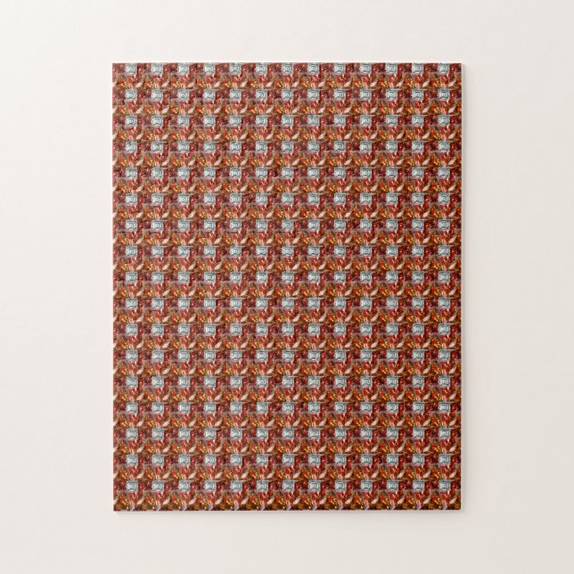 Orange Gemstone Diamond Art, Orange Pussel (Vertikal)