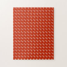 Orange Gemstone Mönster