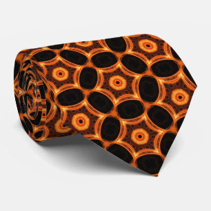 Orange Geometic Mönster Slips