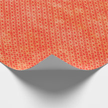 Orange geometriskt mönster