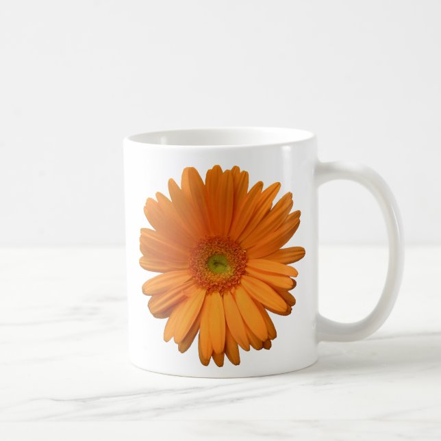 Orange Gerber daisy Kaffemugg (Höger)