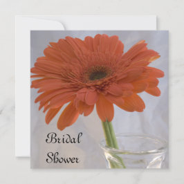 Orange Gerber Daisy Möhippa Inbjudningar