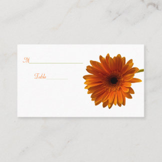 Orange Gerbera Daisy - särskilt platskort för Placeringskort
