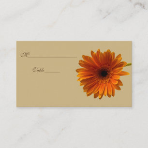 Orange Gerbera Daisy - särskilt platskort för Placeringskort