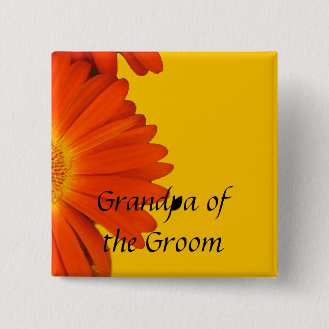 orange gerbera tusenskönor blommor knappar. knapp (Framsida)
