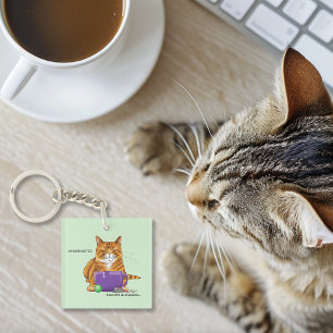 Orange Ginger Coffee Cat Funny