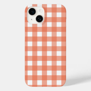 Orange gingham