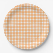 Orange Gingham Fall