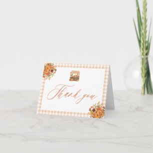 Orange Gingham Fresh Off The Market Tacksam Kort