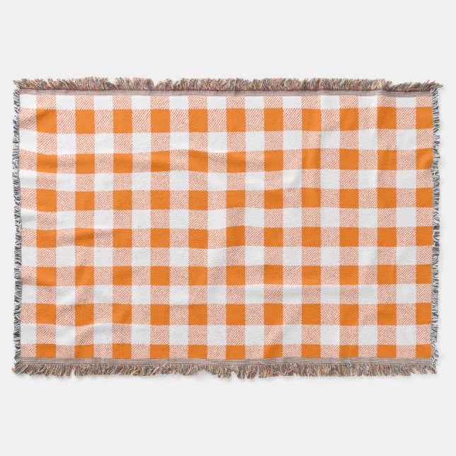 orange gingham-kontroll filt (Framsidan)