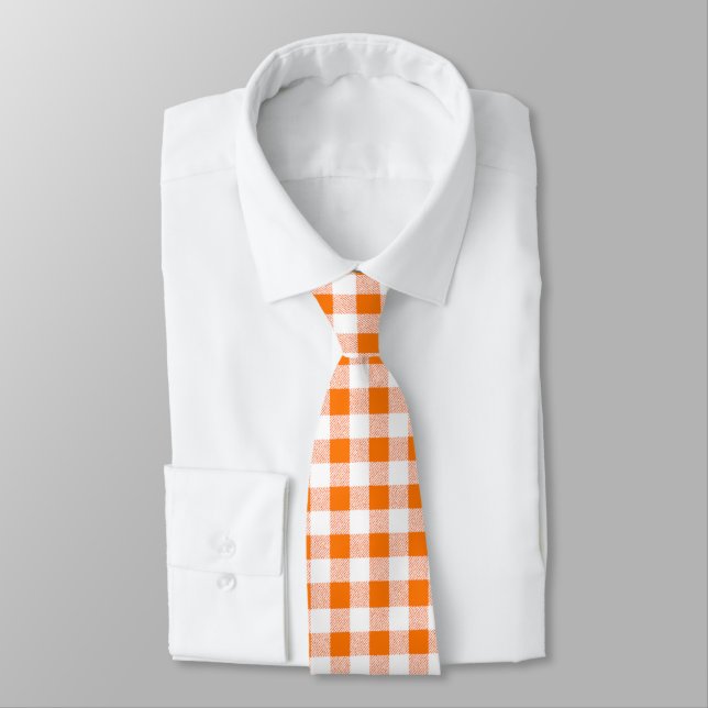 orange gingham-kontroll slips (Bunden)