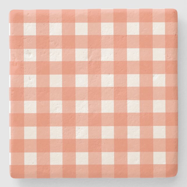 Orange gingham stenunderlägg (Framsidan)