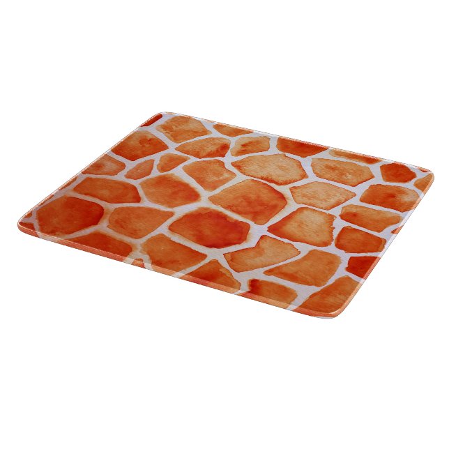 Orange Giraffe Animal Print (Hörn)